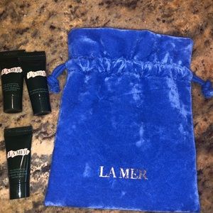 New La Mer pouch only blue brand new